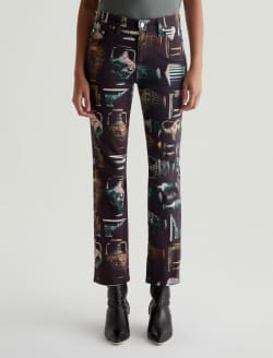 Mari Vases Art Project Mid-Rise Slim Straight WOMENS BOTTOMS Photo 3