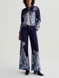 Stella Lady Koo Blue Art Project Low Slung Palazzo WOMENS BOTTOMS Photo 2