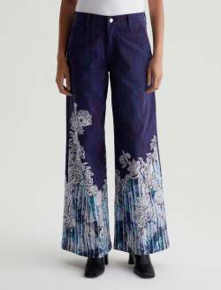 Stella Lady Koo Blue Art Project Low Slung Palazzo WOMENS BOTTOMS Photo 3