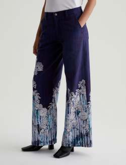 Stella Lady Koo Blue Art Project Low Slung Palazzo WOMENS BOTTOMS Photo 6