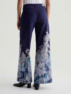 Stella Lady Koo Blue Art Project Low Slung Palazzo WOMENS BOTTOMS Photo 8