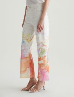 Saige Wide Leg Crop Color Wave Orange Art Project Mid-Rise Wide Leg WOMENS BOTTOMS Photo 6