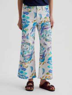Saige Wide Leg Crop Replay Allover Art Project Mid-Rise Wide Leg WOMENS BOTTOMS Photo 3
