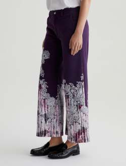 Caden Wide Leg Lady Koo Wine Art Project Tailored Trouser WOMENS BOTTOMS Photo 5