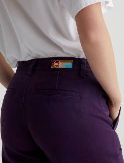 Caden Wide Leg Lady Koo Wine Art Project Tailored Trouser WOMENS BOTTOMS Photo 7