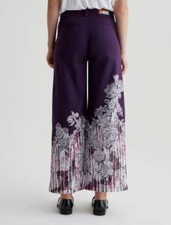 Caden Wide Leg Lady Koo Wine Art Project Tailored Trouser WOMENS BOTTOMS Photo 8