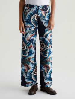 Adria Porcelain Rose Art Project Low-Rise Wide Leg WOMENS BOTTOMS Photo 3