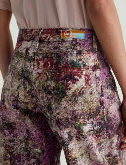 Hattie Vintage Garden Coral Art Project High-Rise Barrel WOMENS BOTTOMS Photo 7