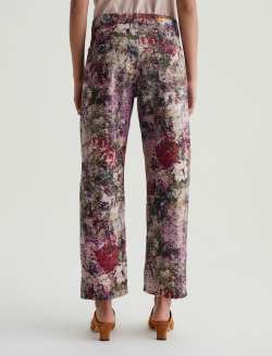 Hattie Vintage Garden Coral Art Project High-Rise Barrel WOMENS BOTTOMS Photo 8