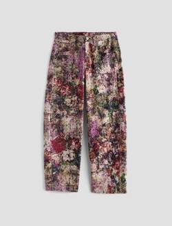 Hattie Vintage Garden Coral Art Project High-Rise Barrel WOMENS BOTTOMS Photo 1