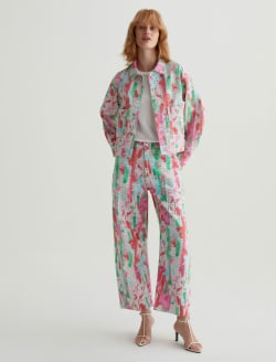 Fiona Brush Playing Pink Art Project High-Rise Barrel WOMENS BOTTOMS Photo 2