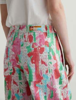 Fiona Brush Playing Pink Art Project High-Rise Barrel WOMENS BOTTOMS Photo 7