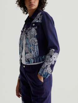 Robyn Jacket Lady Koo Blue Art Project Slim Jacket WOMENS TOPS Photo 6