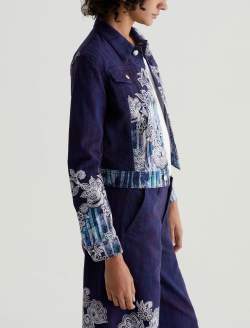 Robyn Jacket Lady Koo Blue Art Project Slim Jacket WOMENS TOPS Photo 7