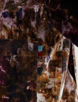 Genni Jacket Blurry Night Art Project Cropped Utility Jacket WOMENS TOPS Photo 3