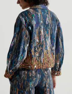 Genni Jacket Tonight Art Project Cropped Utility Jacket WOMENS TOPS Photo 7