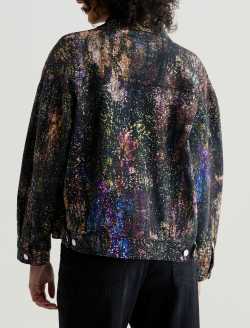 Haylee Jacket Milky Way Multi Art Project Oversized Trucker Jacket WOMENS TOPS Photo 8