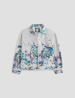 Haylee Jacket Replay Engineer Art Project Oversized Trucker Jacket WOMENS TOPS Photo 1