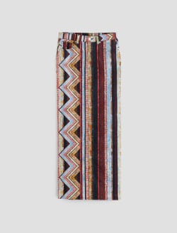 Rani Skirt Chevron Red Art Project Maxi Skirt WOMENS BOTTOMS Photo 1