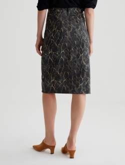 Tefi Skirt Stripe Spark Art Project High-Waisted Midi Skirt WOMENS BOTTOMS Photo 8