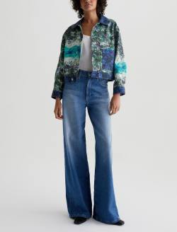 Genni Jacket Moss Art Project Cropped Utility Jacket WOMENS TOPS Photo 5