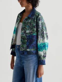 Genni Jacket Moss Art Project Cropped Utility Jacket WOMENS TOPS Photo 7