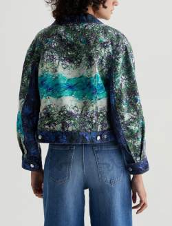 Genni Jacket Moss Art Project Cropped Utility Jacket WOMENS TOPS Photo 8