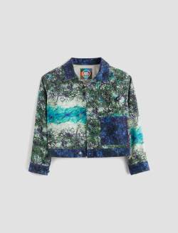 Genni Jacket Moss Art Project Cropped Utility Jacket WOMENS TOPS Photo 1