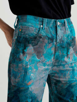 Kora Corduroy Ice On Lake Art Project High-Rise Wide Leg WOMENS BOTTOMS Photo 4