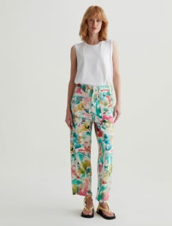 Camille Color Flow Green Art Project Utility Barrel WOMENS BOTTOMS Photo 2