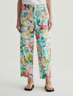 Camille Color Flow Green Art Project Utility Barrel WOMENS BOTTOMS Photo 3