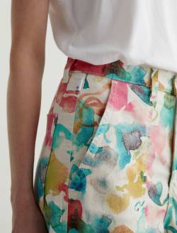Camille Color Flow Green Art Project Utility Barrel WOMENS BOTTOMS Photo 4
