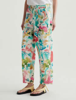 Camille Color Flow Green Art Project Utility Barrel WOMENS BOTTOMS Photo 5