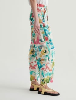 Camille Color Flow Green Art Project Utility Barrel WOMENS BOTTOMS Photo 6