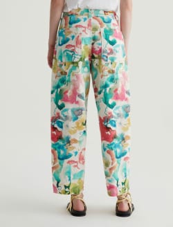 Camille Color Flow Green Art Project Utility Barrel WOMENS BOTTOMS Photo 8