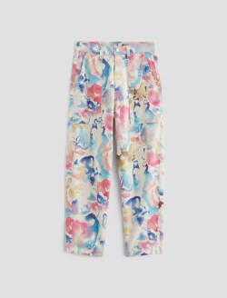 Camille Color Flow Purple Art Project Utility Barrel WOMENS BOTTOMS Photo 1
