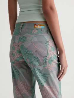Ex-Boyfriend Pant Camo Grapes Slouchy Slim WOMENS BOTTOMS Photo 7