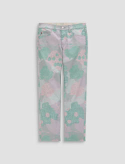 Ex-Boyfriend Pant Camo Grapes Slouchy Slim WOMENS BOTTOMS Photo 1