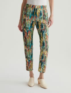Caden Julien Mix Green Multi Art Project Tailored Trouser WOMENS BOTTOMS Photo 3