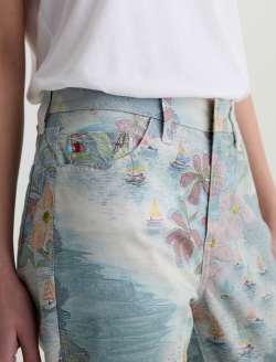 Mari Jean Baja Mid-Rise Slim Straight WOMENS BOTTOMS Photo 4