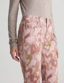 Farrah Boot Pant Heart Paint Mid-Rise Boot WOMENS BOTTOMS Photo 4