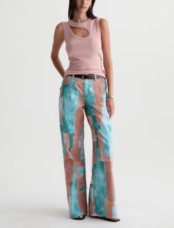 Stella Pant Wine Bottle Low Slung Palazzo WOMENS BOTTOMS Photo 2