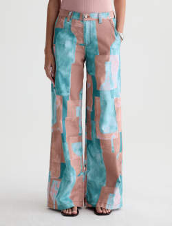 Stella Pant Wine Bottle Low Slung Palazzo WOMENS BOTTOMS Photo 3