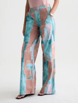 Stella Pant Wine Bottle Low Slung Palazzo WOMENS BOTTOMS Photo 6
