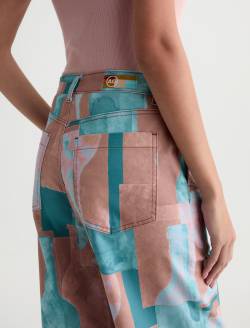 Stella Pant Wine Bottle Low Slung Palazzo WOMENS BOTTOMS Photo 7