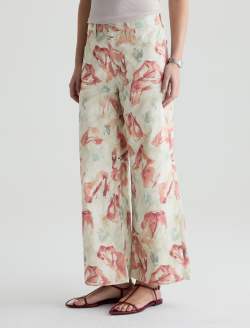 Saige Wide Leg Crop Pants Jombo Rocks Mid-Rise Ankle Fit WOMENS BOTTOMS Photo 6