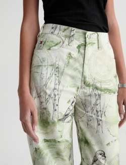 Kora Pant Forest Circle High-Rise Wide Leg WOMENS BOTTOMS Photo 4