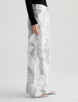 Kora Pant Geo Stripes High-Rise Wide Leg WOMENS BOTTOMS Photo 5