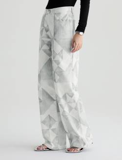 Kora Pant Geo Stripes High-Rise Wide Leg WOMENS BOTTOMS Photo 6