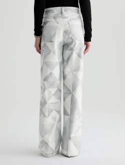 Kora Pant Geo Stripes High-Rise Wide Leg WOMENS BOTTOMS Photo 8